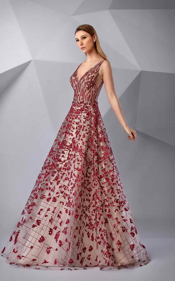 Modessa Couture M20234 Rio-Red