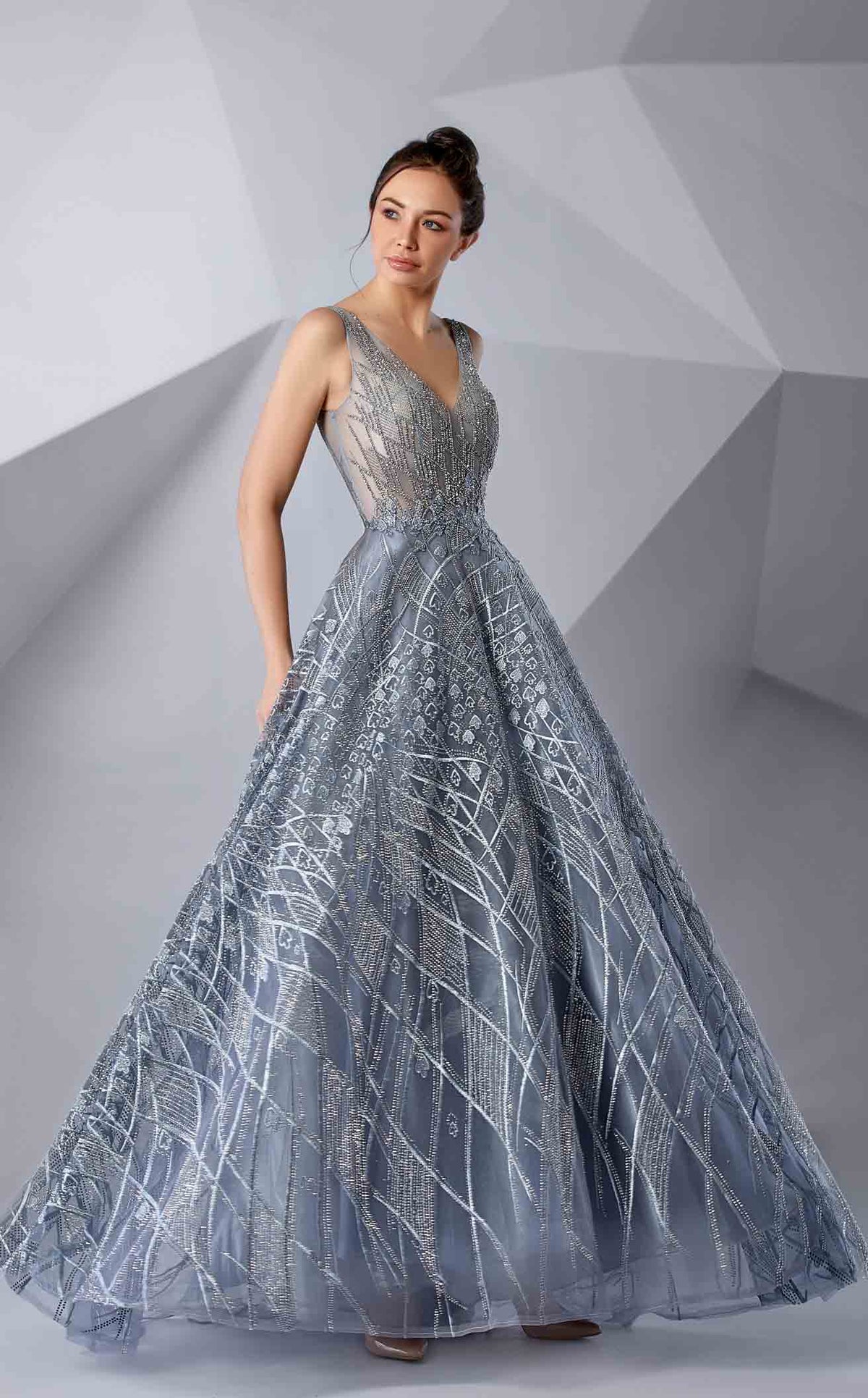Grey Designer Dress for Any Occasion NewYorkDress