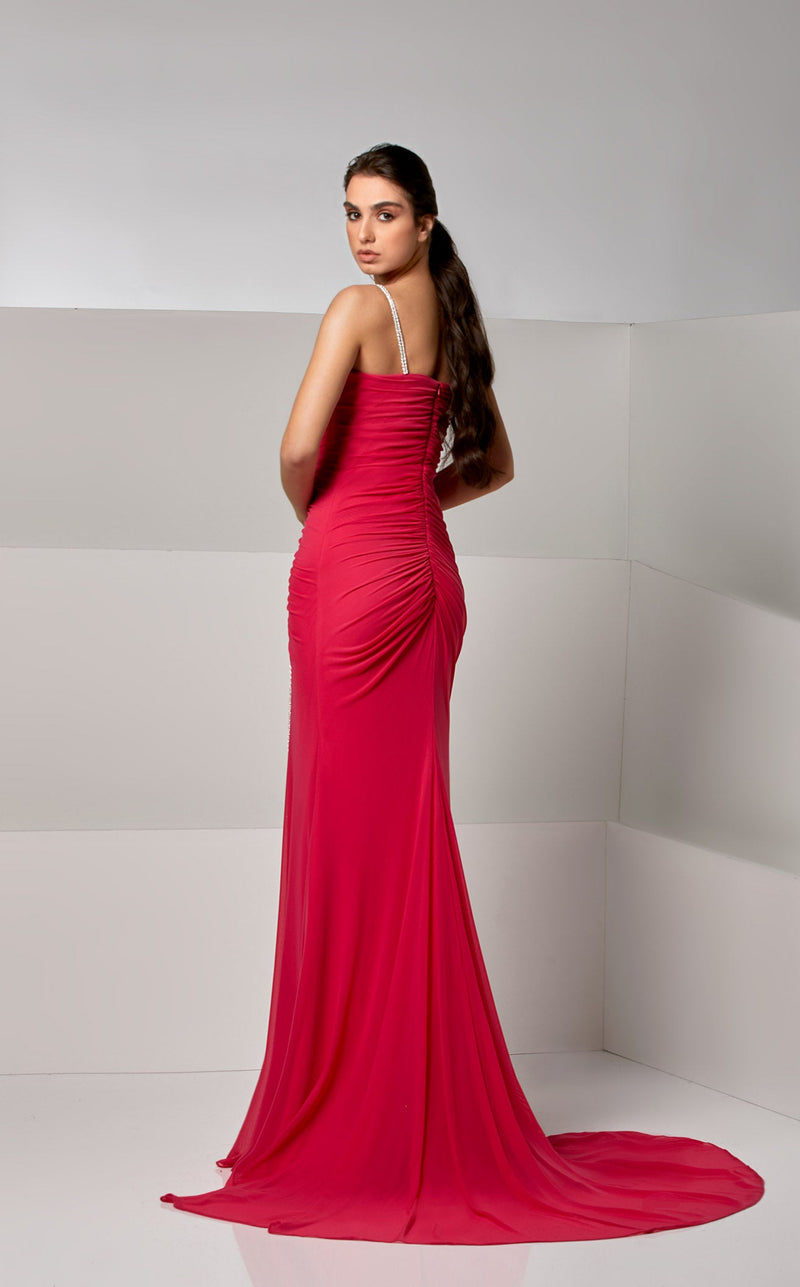 Modessa Couture M20257 Fuchsia/Purple
