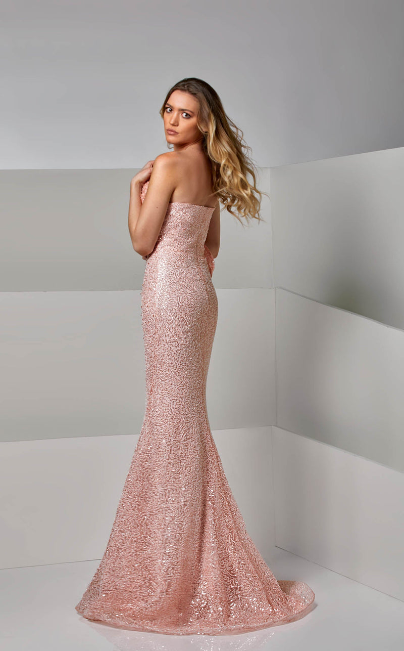 Modessa Couture M20273 Orange