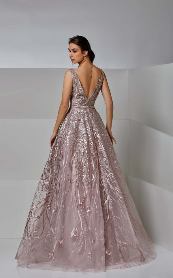Modessa Couture M20275 Crystal Pink
