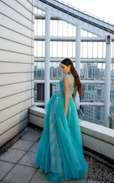 Modessa Couture M20332 Blue