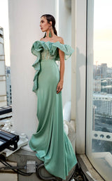 Modessa Couture M20335 Grey-Green