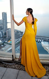 Modessa Couture M20340 Yellow