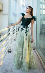 Modessa Couture M20349 Hunter Green