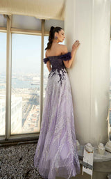 Modessa Couture M20349 Purple