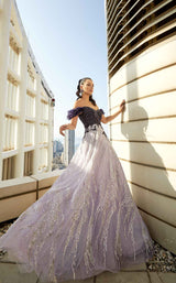 Modessa Couture M20349 Purple