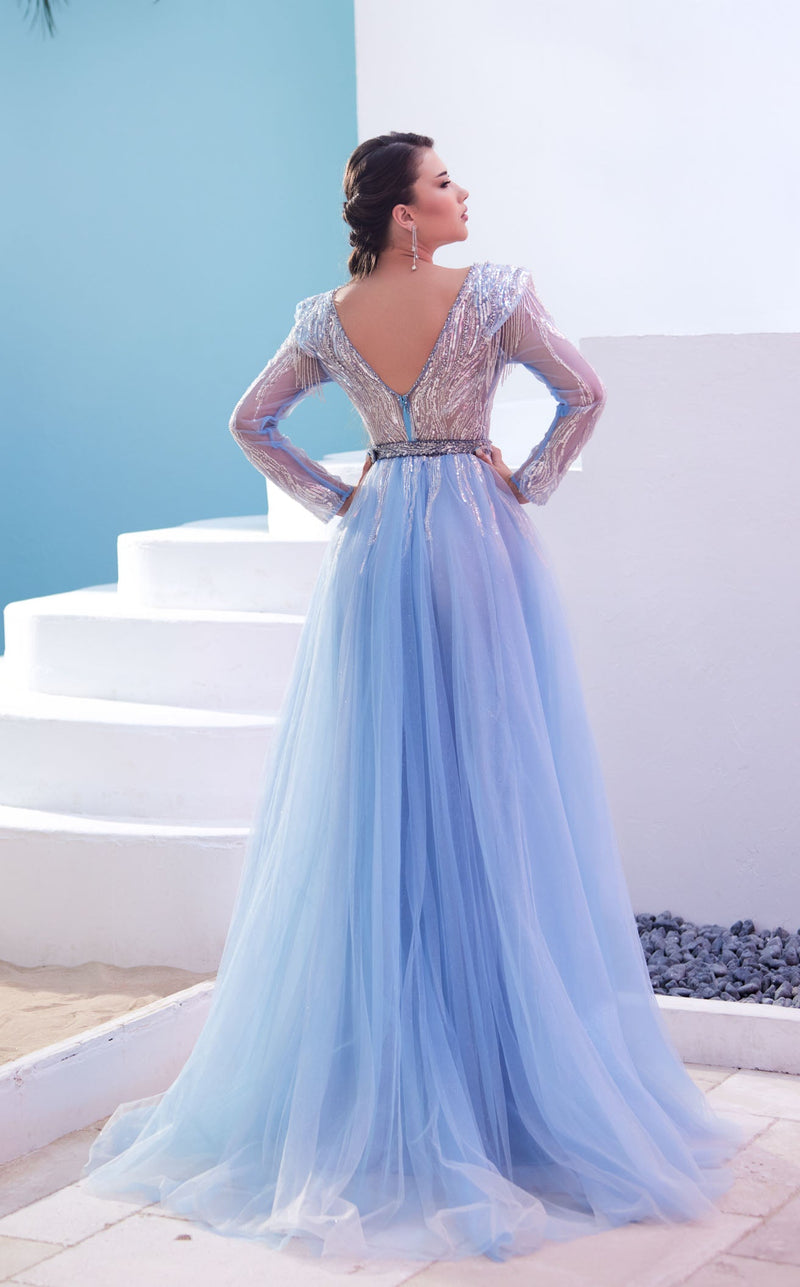 Modessa Couture M20362 Blue
