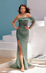 Modessa Couture M22401 Aegean-Teal