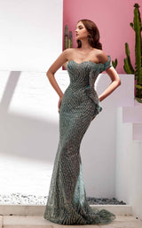 Modessa Couture M22402 Aegean-Teal