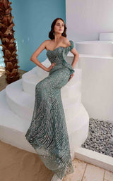 Modessa Couture M22402 Aegean-Teal