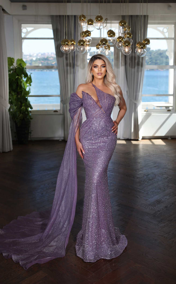 Modessa Couture M22405 Lilac-Marble