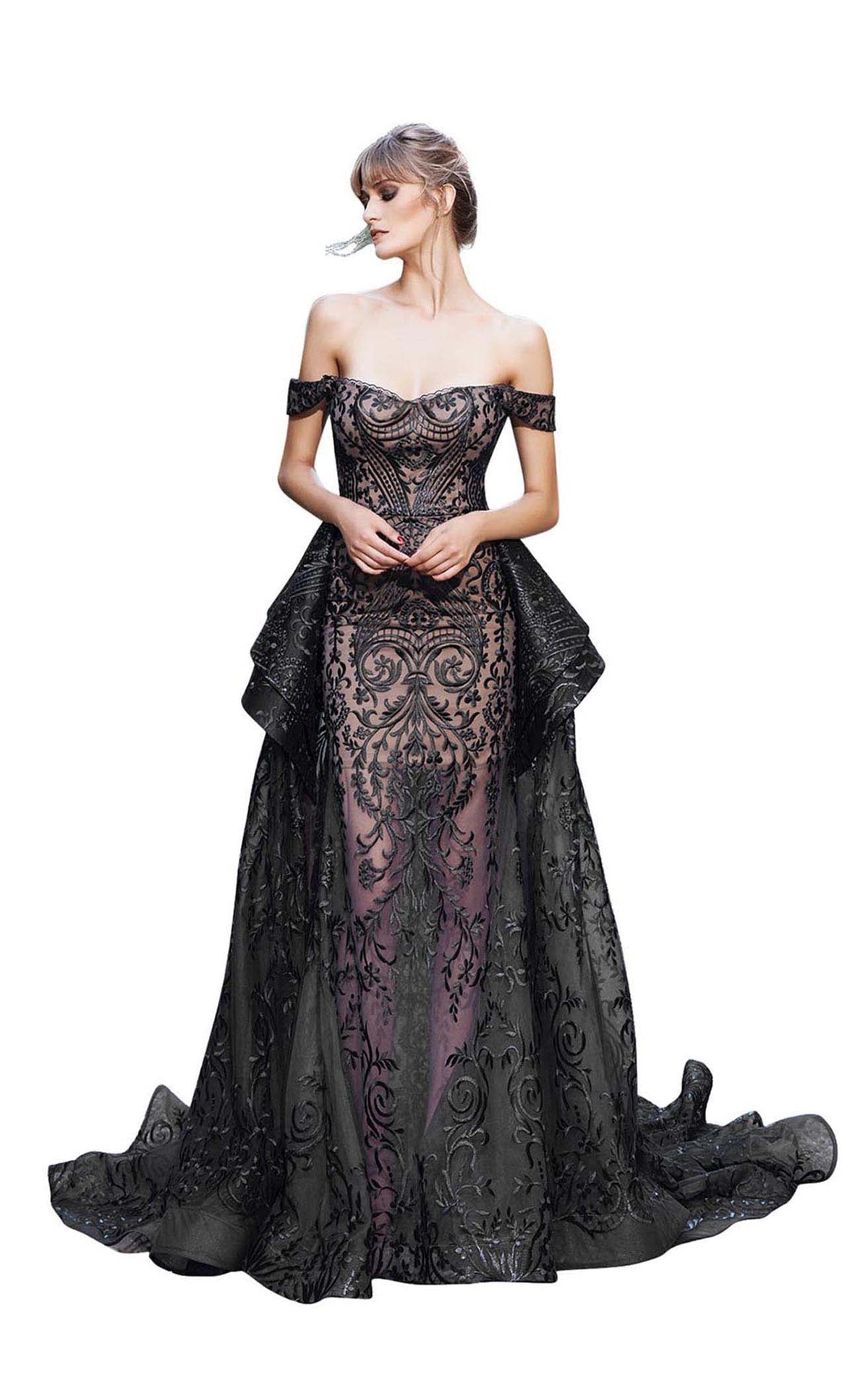 MNM Couture N0134 Prom Dress - Black