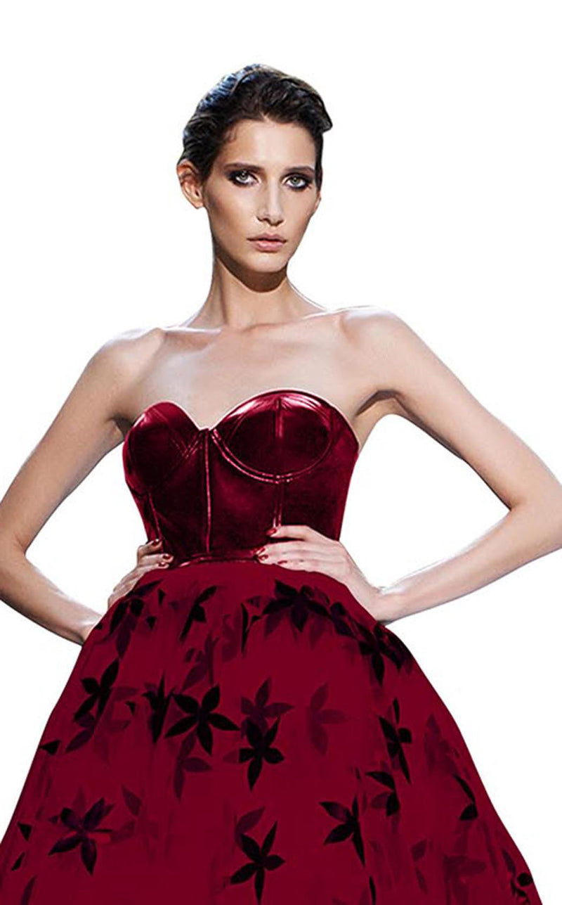 MNM Couture N0137 Burgundy