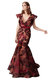 MNM Couture N0265 Burgundy