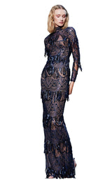 MNM Couture N0293 Navy-Blue