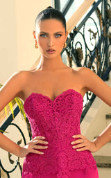Daymor NC1010 Dress Fuchsia