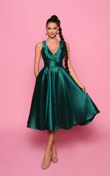 Nicoletta NP150 Dress Emerald