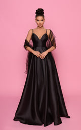 Nicoletta NP157 Dress Black