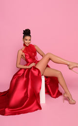 Nicoletta NP157 Dress Red