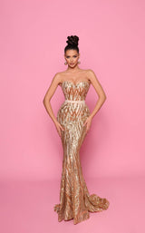 Nicoletta NP174 Gold/Nude