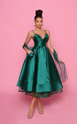 Nicoletta NP175 Dress Emerald