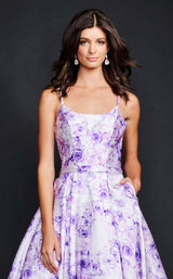 Nina Canacci 1527 Purple Print
