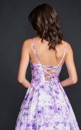 Nina Canacci 1527 Purple Print