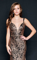 Nina Canacci 8203 Black-Rose-Gold