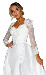 Portia and Scarlett PS1906S White
