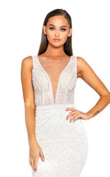 Portia and Scarlett PS2059 Ivory