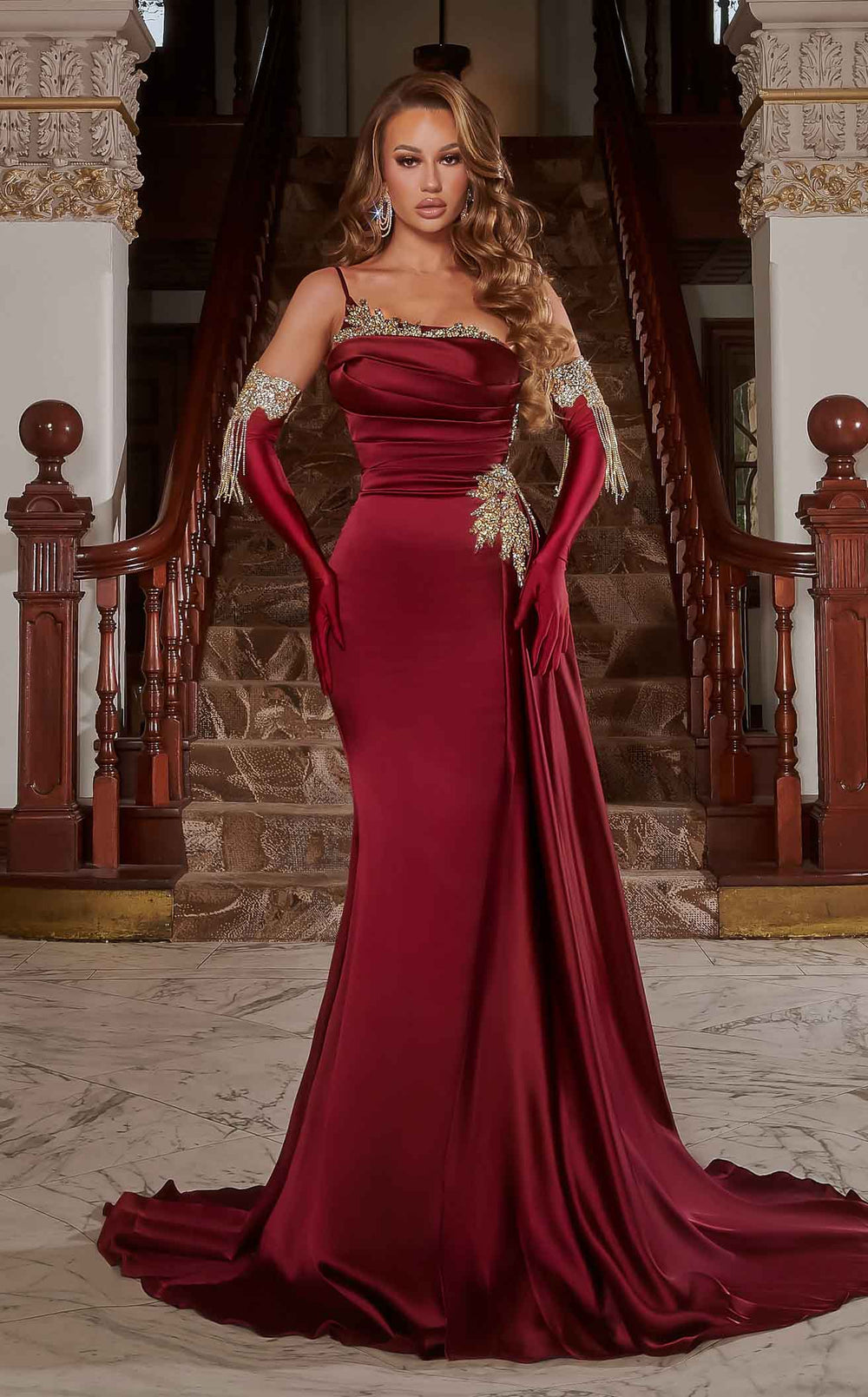 Portia and Scarlett PS22122 Deep Red