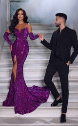 Portia and Scarlett PS23521 Purple