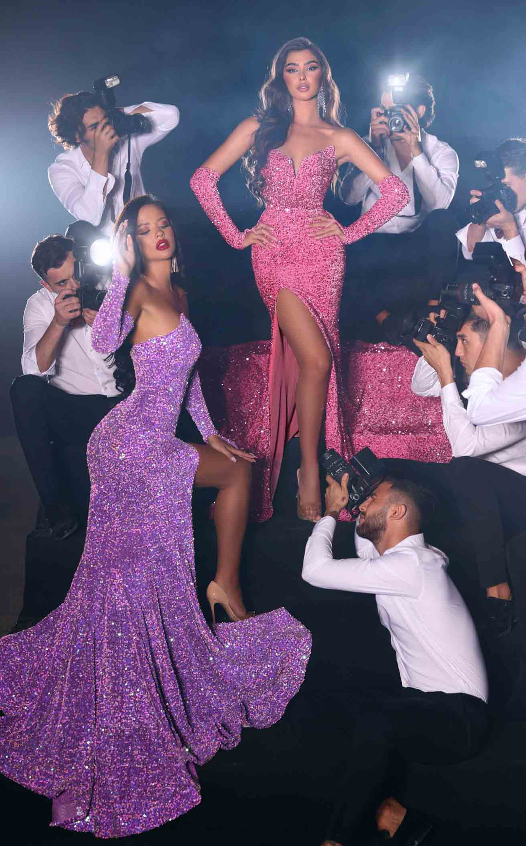 Portia and Scarlett PS23521 Lilac &amp; Hot-Pink