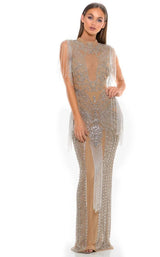 Portia and Scarlett PS3003 Silver/Nude