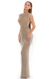 Portia and Scarlett PS3003 Silver/Nude