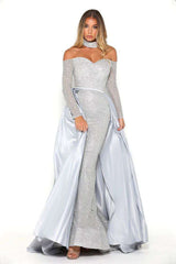 Portia and Scarlett Emerald Gown
