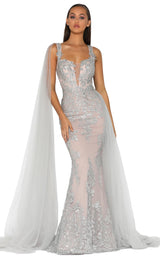 Portia and Scarlett PS5011 Silver/Nude