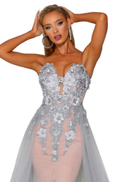 Portia and Scarlett PS6012 Silver/Nude