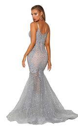 Portia and Scarlett PS6023 Silver/Nude