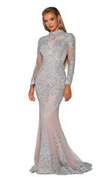 Portia and Scarlett PS6024 Silver/Nude