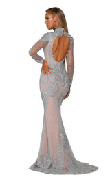 Portia and Scarlett PS6024 Silver/Nude