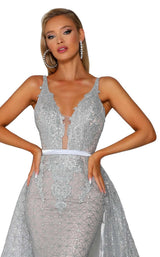 Portia and Scarlett PS6027S Silver/Nude