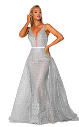 Portia and Scarlett PS6027S Silver/Nude