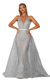 Portia and Scarlett PS6027S Silver/Nude
