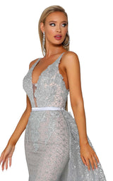 Portia and Scarlett PS6027S Silver/Nude