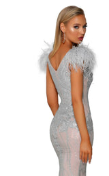 Portia and Scarlett PS6072 Silver-Nude
