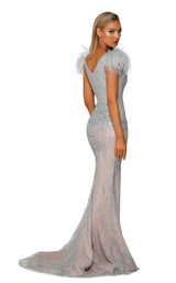 Portia and Scarlett PS6072 Silver-Nude