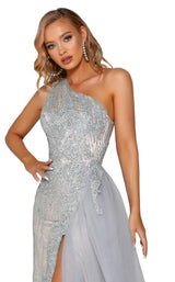 Portia and Scarlett PS6074 Silver/Nude