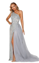 Portia and Scarlett PS6074 Silver/Nude